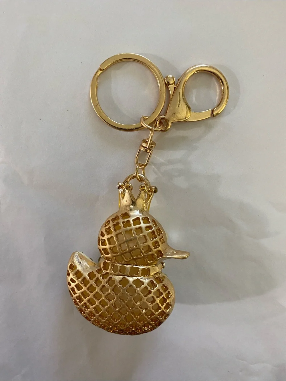 Royal Rubber Duck Bag Charm Keychain